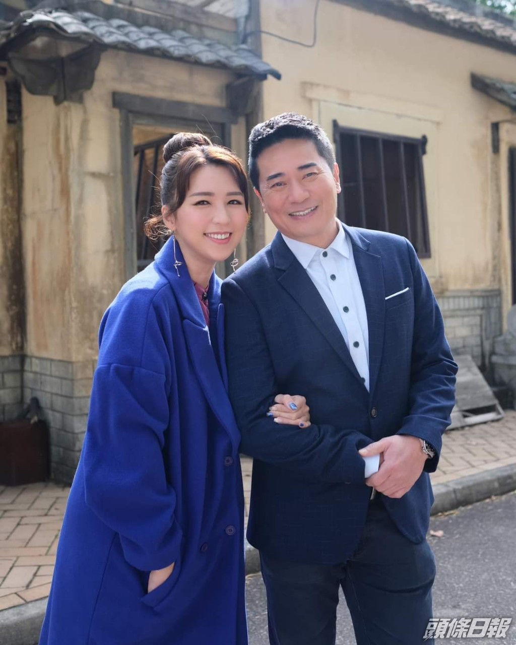 孫慧雪貼出二人合照。